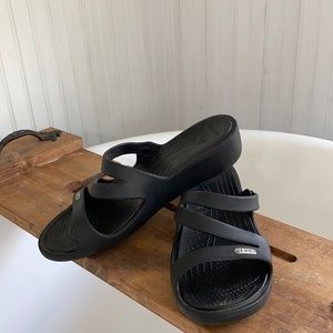 Croc sandals